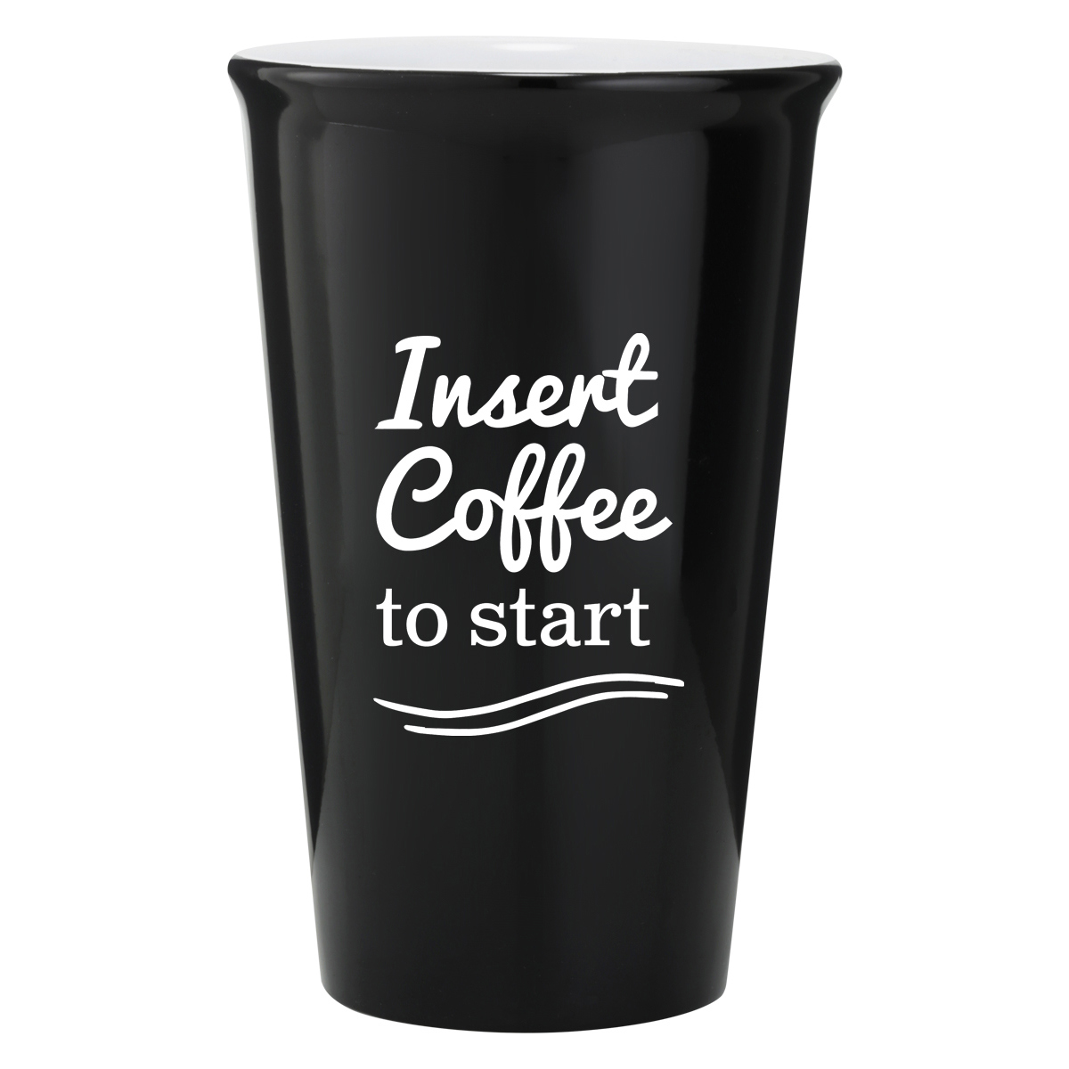 Black Latte Mug