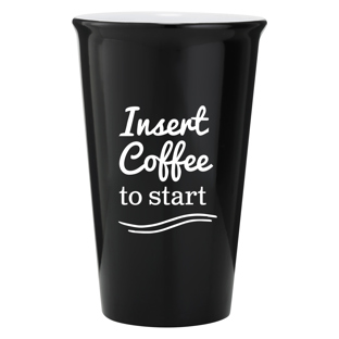 Black Latte Mug