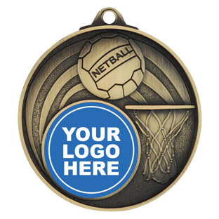 Netball Medal - Insert Option