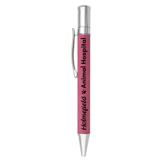 Leatherette Pen - Pink!