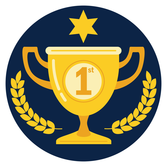 Trophy Activity Stickers - First Place - Trophies & Awards - Trophies