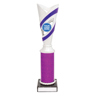 Curve Cups - Silver / Purple!