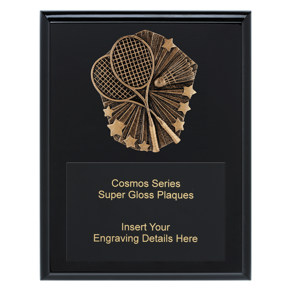Cosmos Super Plaque - Badminton