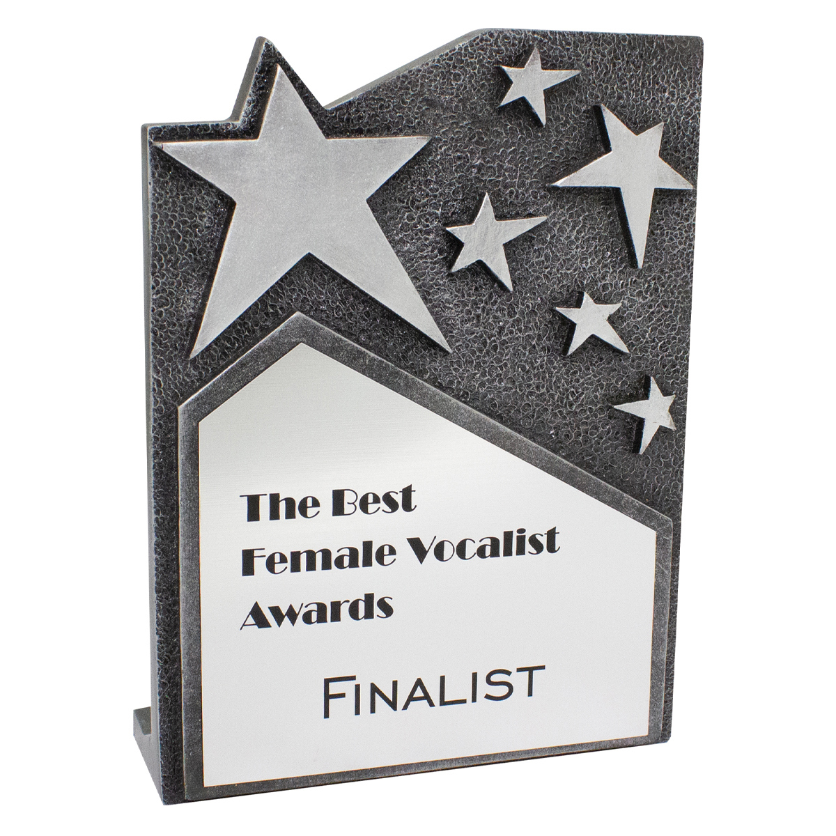 Star Cross Silver Plaque