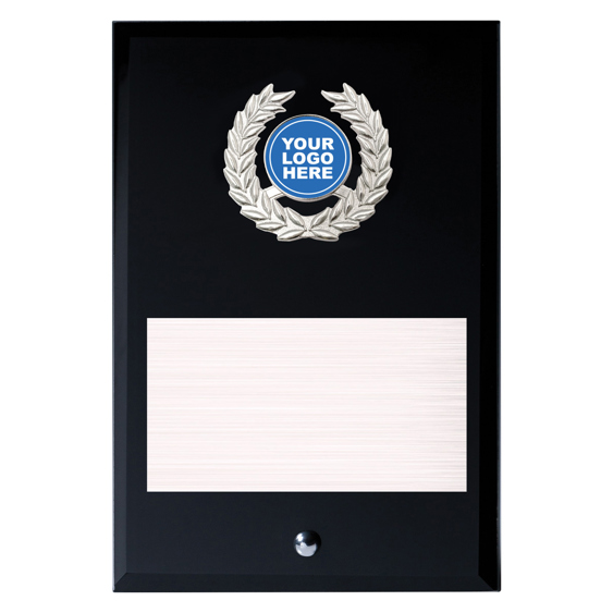 Black Glass Plaque!