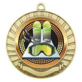 Eco Scroll - Skiing