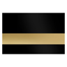 FlexiBrass Matte Black / Gold