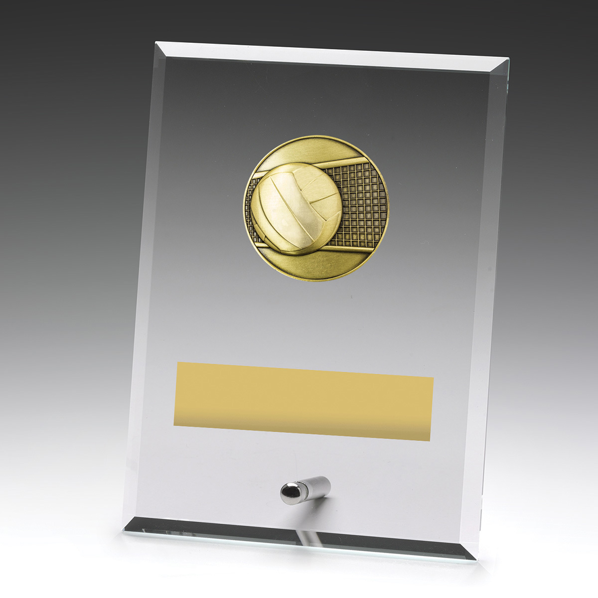 Glass Plaques - Volleyball