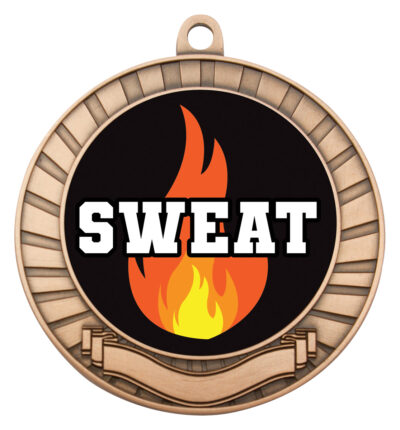 Eco Scroll Medal Sweat Training Bronze