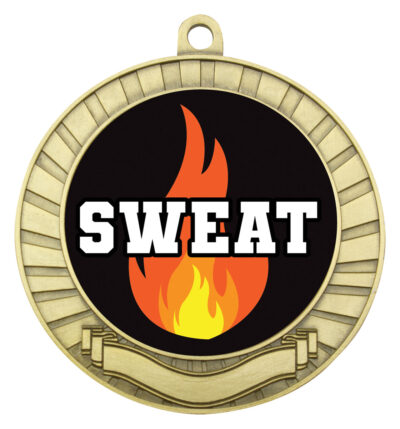 Eco Scroll Medal Sweat Training Gold