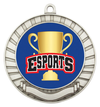 Eco Scroll Medal Esports Silver