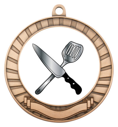 Eco Scroll Medal Cooking Bronze