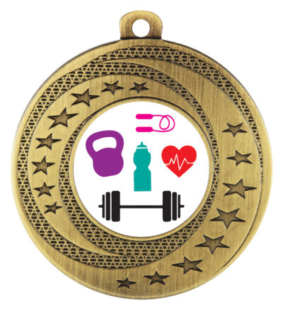 Wayfare Medal Fitness Gold