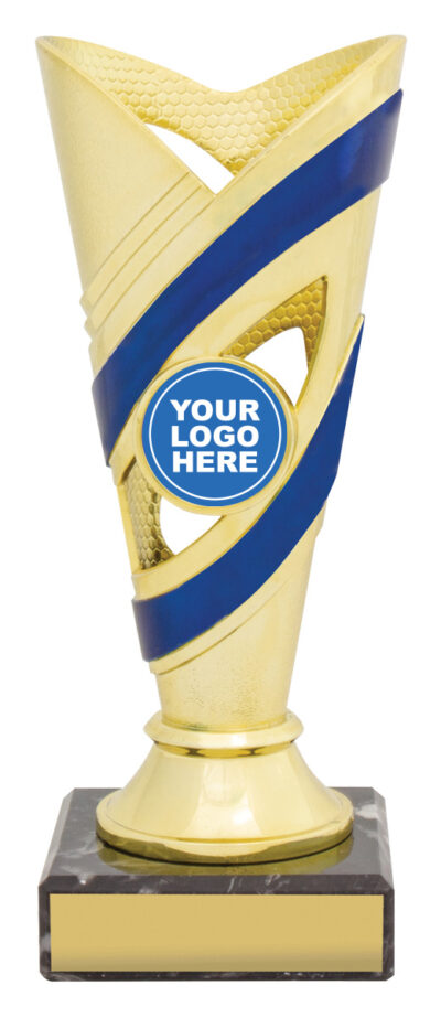 Curve Cup Gold / Blue 170mm