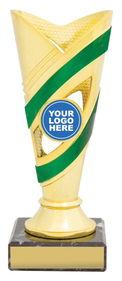 Curve Cup Gold / Green 170mm