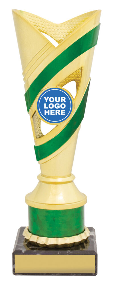 Curve Cup Gold / Green 200mm