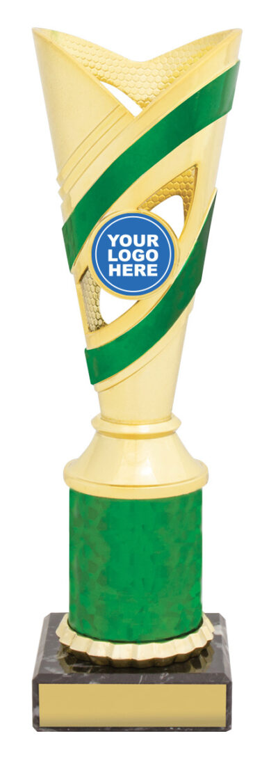 Curve Cup Gold / Green 225mm