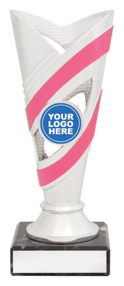 Curve Cup Silver / Pink 170mm