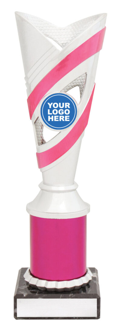Curve Cup Silver / Pink 225mm