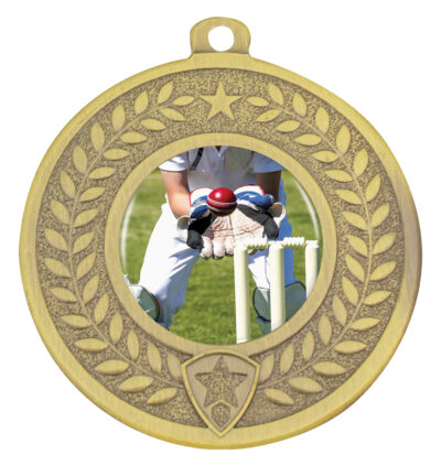 Distinction Cricket Wicketkeeper Medal Gold