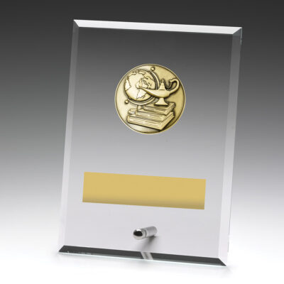 Glass Plaque Academic 175mm