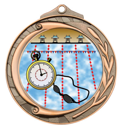 Wreath Medal 50mm Bronze