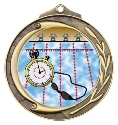 Wreath Medal 50mm Gold