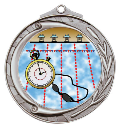 Wreath Medal 50mm Silver