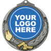 Torch Medal 50mm Silver