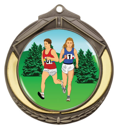 Shield Medal Running Silver