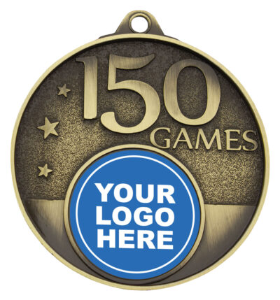 150 Games Milestone Medal Gold