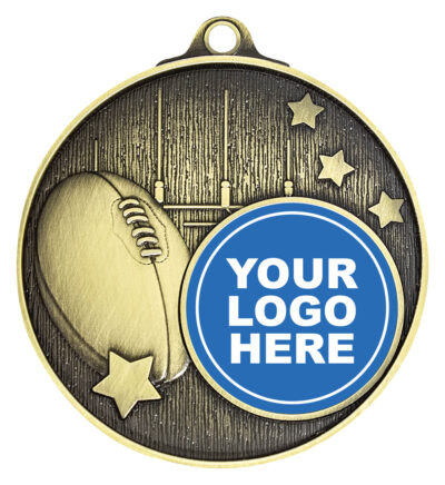 Club Medal Footy Gold