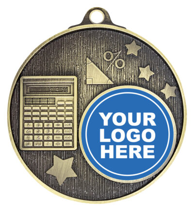 Logo Medal Maths Gold