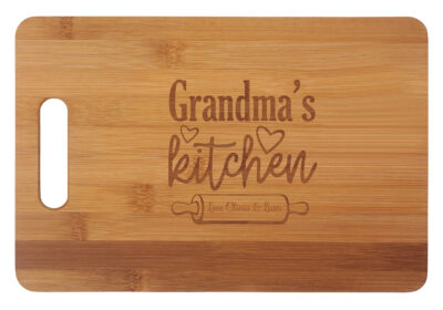 Grandma's Kitchen Bamboo Board