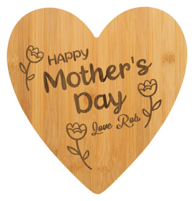 Mother's Day Flowers Bamboo Heart