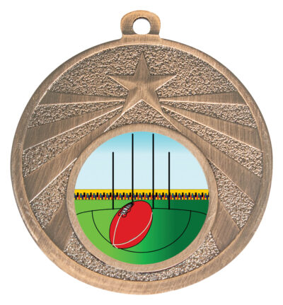 Footy Starshine Medal Bronze