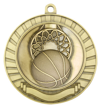 Eco Scroll Basketball Gold