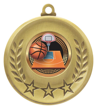 Laurel Medal Basketball Gold