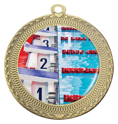 Ovation Swim Medal Gold