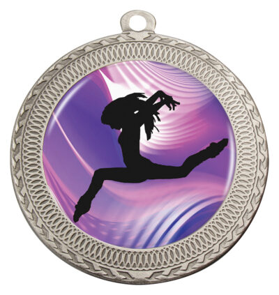 Ovation Abstract Medal Silver