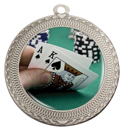 Ovation Cards Medal Silver