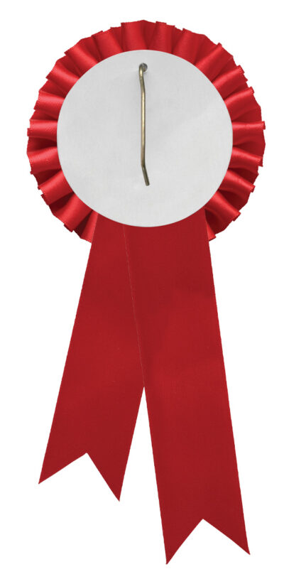 Red Rosette w/ Hook 90 x 210mm - Image 3