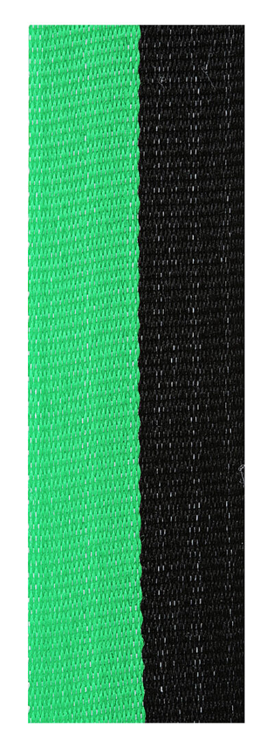 Green / Black V Neck Ribbon - Image 2