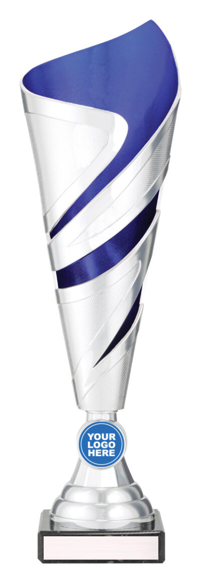 Cyclone Cup Silver / Blue 330mm