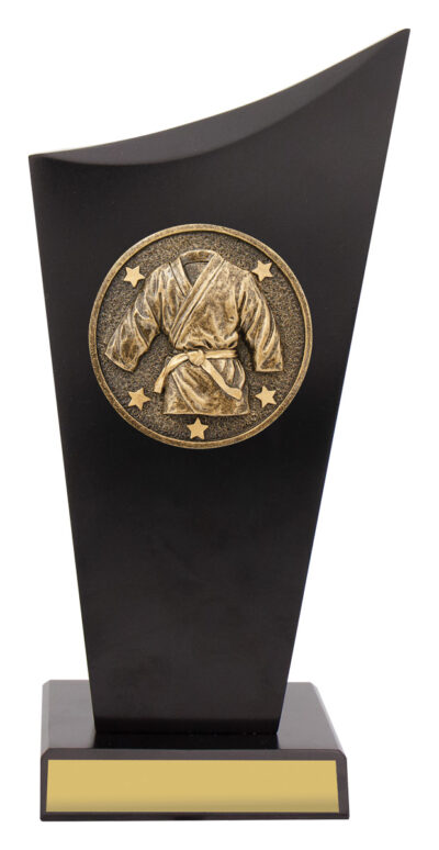 Martial Arts Black Timber Spartan Crest 220mm