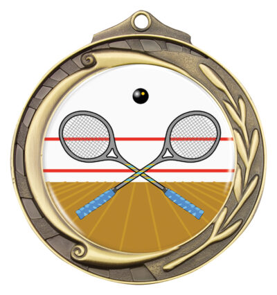 Wreath Medal Squash Gold