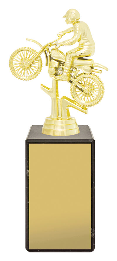 Motocross Marble Column