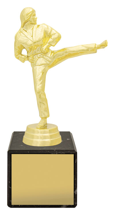 Female Karate Marble Column