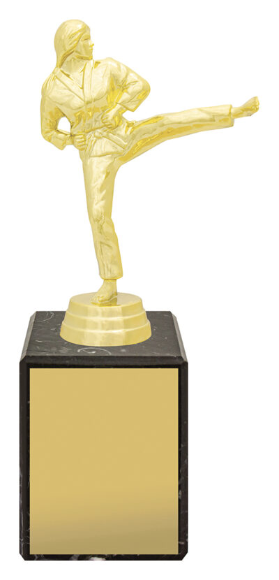Female Karate Marble Column