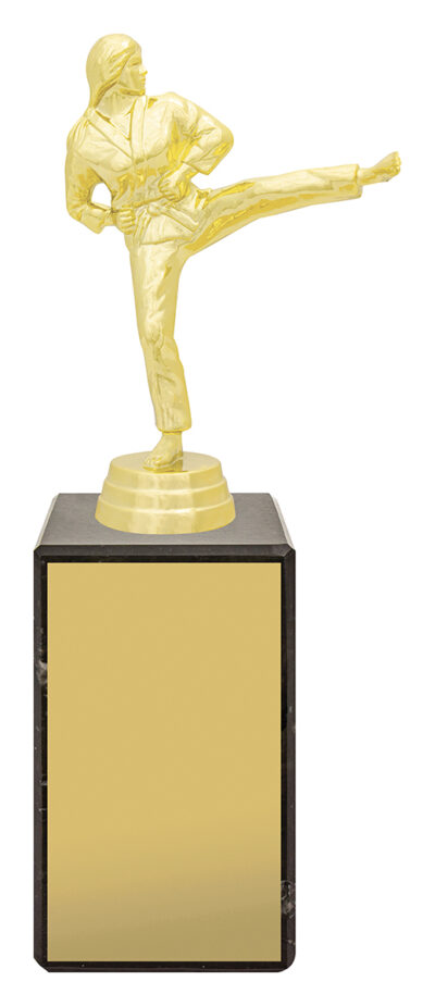 Female Karate Marble Column
